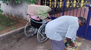 dead body on wheelchair| tamil nadu