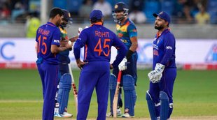 India captain Rohit Sharma T20 cricket match Asia Cup India vs Sri Lanka Dubai United Arab Emirates Tuesday 6 September 2022
