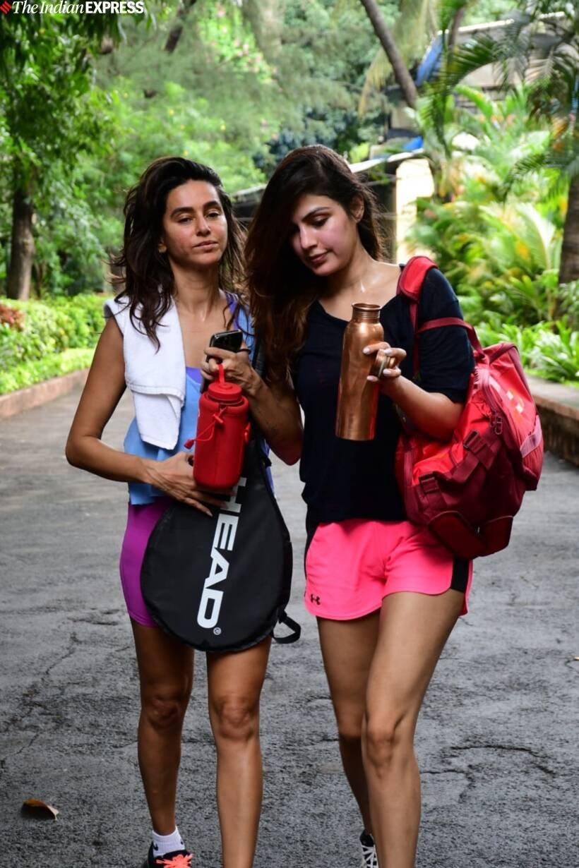 Shibani Dandekar and Rhea Chakraborty