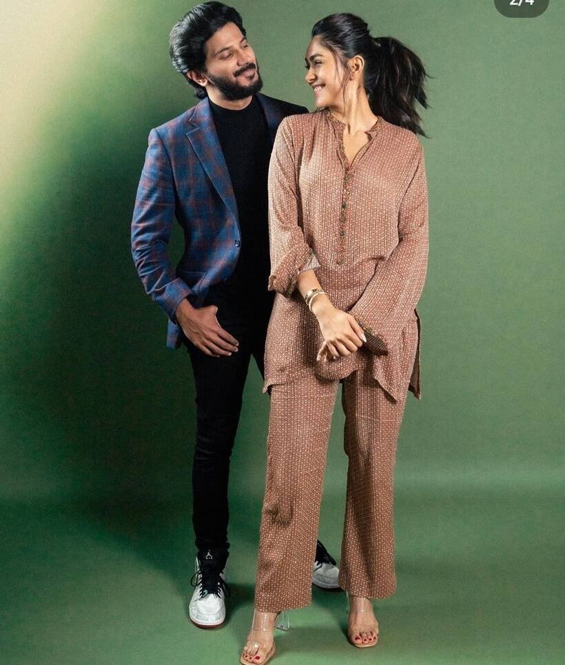 Sita Ramam promotions, Mrunal Thakur, Rashmika Mandanna, Dulquer Salmaan