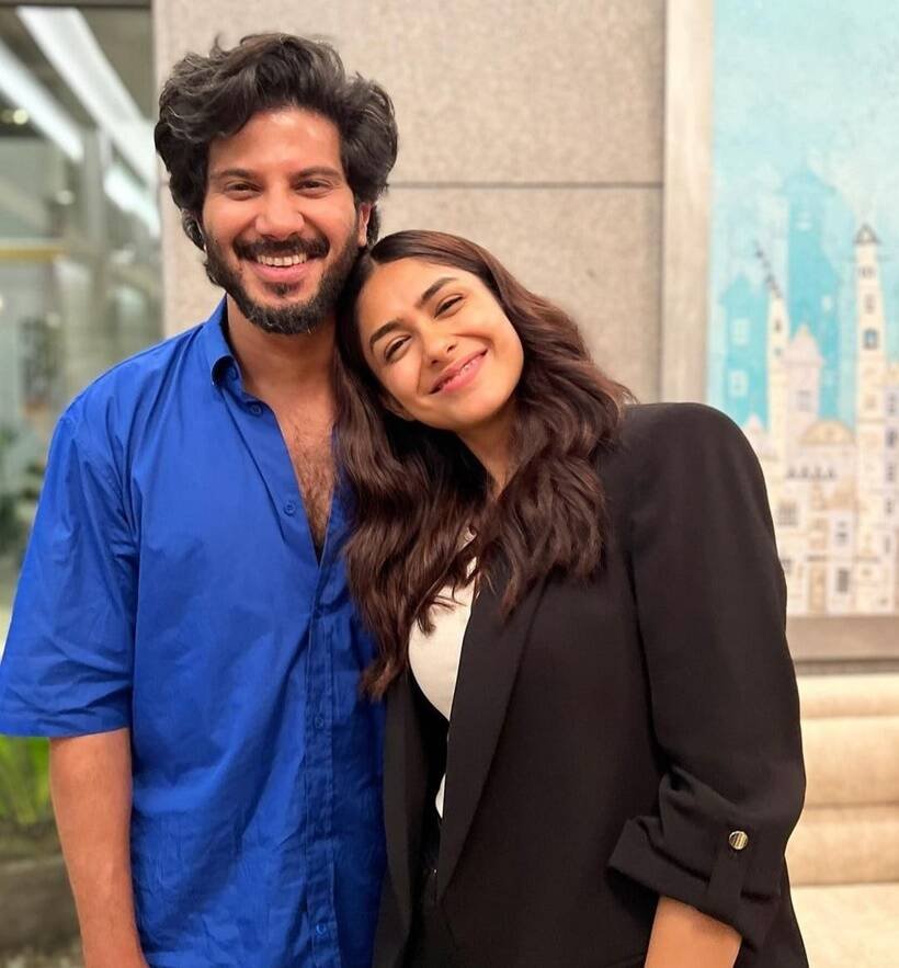 Sita Ramam promotions, Mrunal Thakur, Rashmika Mandanna, Dulquer Salmaan