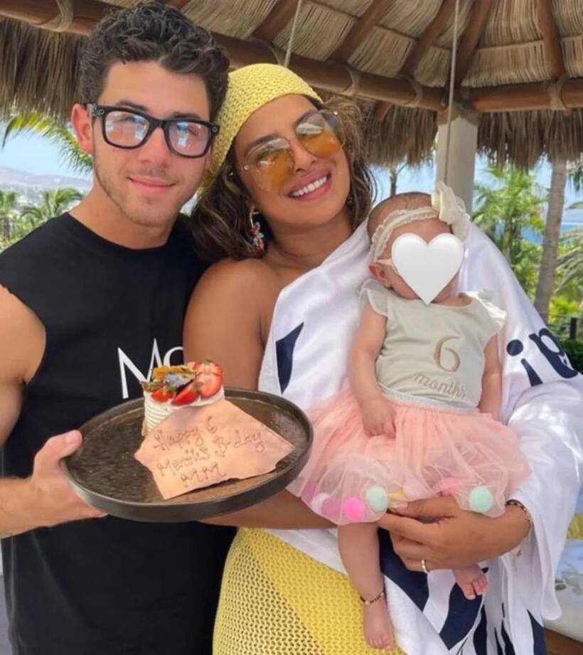 प्रियंका और निक ने अपनी बेटी के 6 माह होने पर उसका जन्मदिन मनाया था। (Photo: Priyanka Chopra/Instagram)
