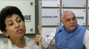 Kumari Selja, Bhupendra singh Hooda, Ghulam Nabi Azad