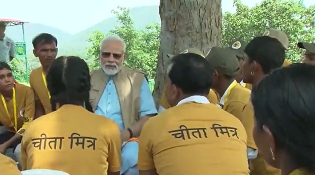 pm modi| cheetah mitra| madhya pradesh
