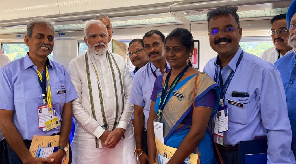 Vande Bharat , PM Modi Guajrat Visit, Vande Bharat Train Inauguration