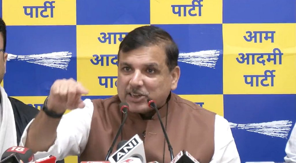 sanjay singh, AAP Leader, Delhi LG