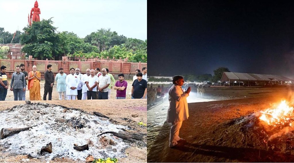 Akhilesh Yadav Cry Photo| Mulayam Singh Yadav| Mulayam Singh Yadav Death Photo|