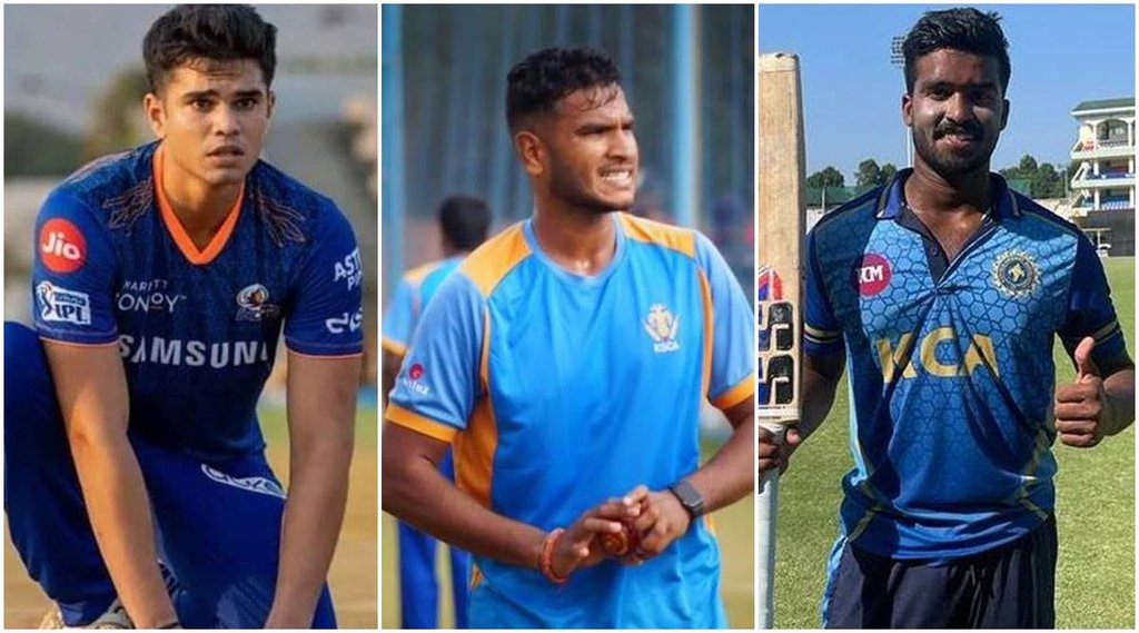 Arjun Tendulkar abdul basith cricketer vijaykumar vyshak Syed Mushtaq Ali Trophy 2022