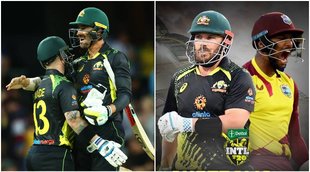 Australia vs West Indies T20 World Cup AUS vs WI Aaron Finch Matthew Wade