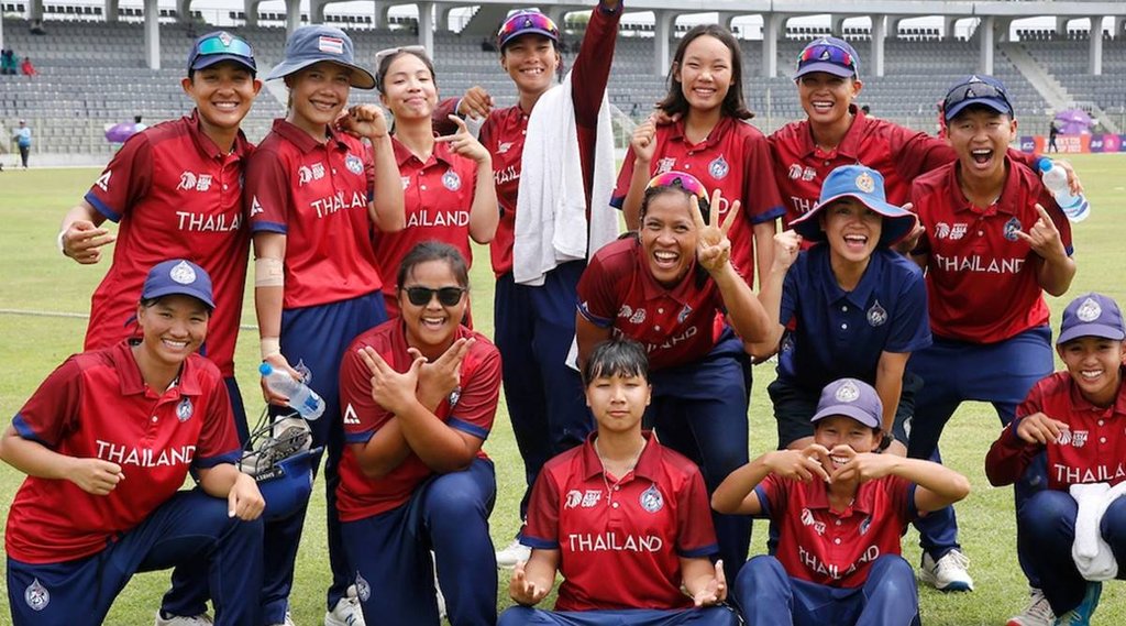 Womens ASia Cup Thailand Bangladesh and UAE got abandoned Thailand qualify for the semis of the Asia Cup