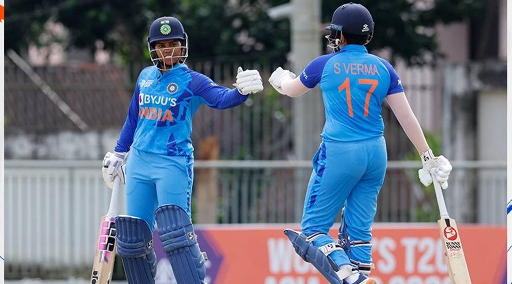 Women Asia Cup S Meghna Smriti Mandhana 38 balls India 2nd consecutive win