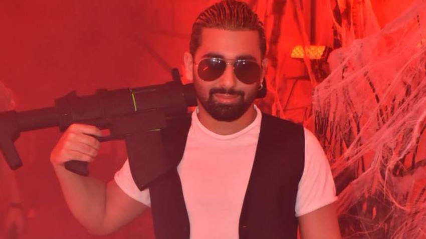 Orhan Awatramani : पार्टी के होस्ट ओरहान अवत्रामणि फाइटर के गेटअप में थे। (सभी तस्वीरें - Viral Bhayani/ instagram)