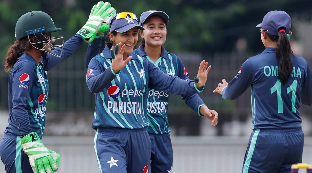 Womens Asia Cup T20 2022 Pakistan Women vs Malaysia Women PAKW vs MLYW 3rd Match Bismah Maroof Muneeba Ali Sidra Ameen Nida Dar Omaima Sohail Tuba Hassan