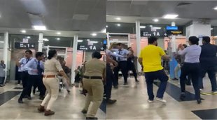 Garba at Bhopal Airport