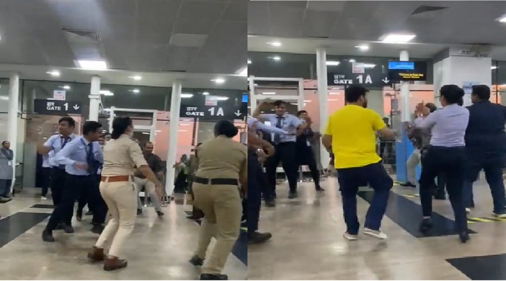 Garba at Bhopal Airport