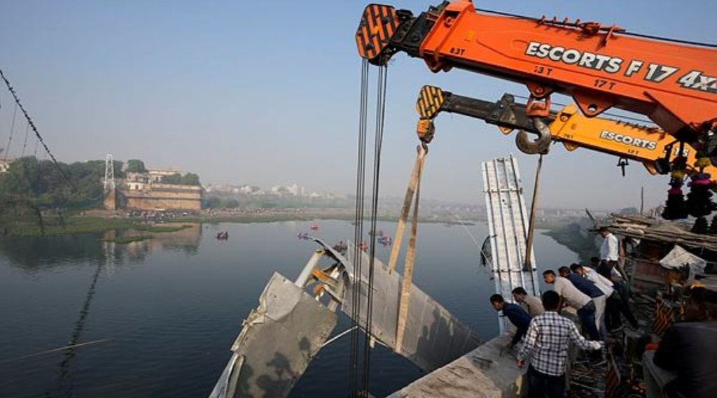 Gujarat Morbi update, Morbi cable bridge