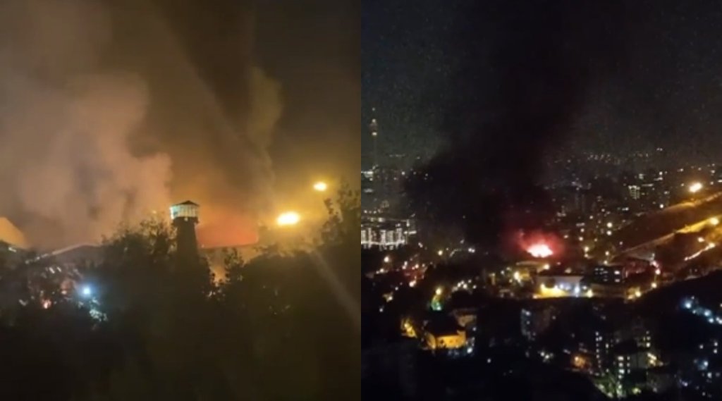 Iran| Evin Prison | Iran Protest | Fire And Gunshots