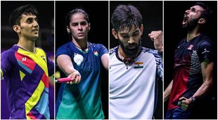 Lakshya Sen Saina Nehwal Kidambi Srikant HS Prannoy Denmark Open