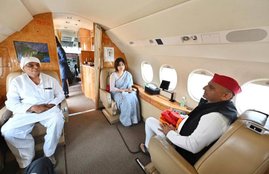 Mulayam Asthi visarjan, Dimple Yadav, Samajwadi party