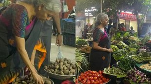 Nirmala Sitaraman Sabzi Mandi| Vitta Mantri Viral Photo| Nirmala Sitaraman Video|