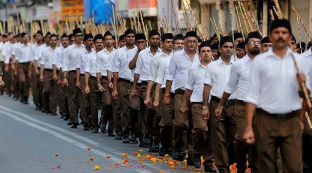 RSS के स्वयंसेवक (Express Photo)