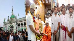 Bharat Jodo Yatra: एक ही दिन में मठ, मस्जिद और चर्च पहुंचे राहुल गांधी, सामने आई तस्वीरें