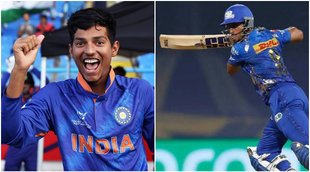SMAT 2022 Delhi Mumbai Indians Tilak Varma Yash Dhull Wriddhiman Saha Tripura Hyderabad