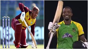 T20 World Cup 2022 Shimron Hetmyer Shamrah Brooks Celebrates after scoring a century in the CPL