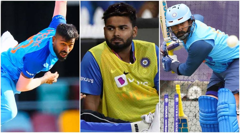 T20 World Cup Dinesh Karthik Hardik Pandya Rishabh Pant Sunil Gavaskar India vs Pakistan