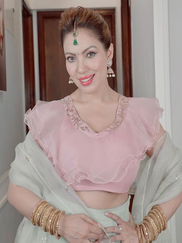 TMKOC BABITA JI URF MUNMUN LEHENGA LOOK