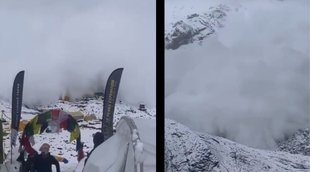 nepal| avalanche| Manaslu Base Camp