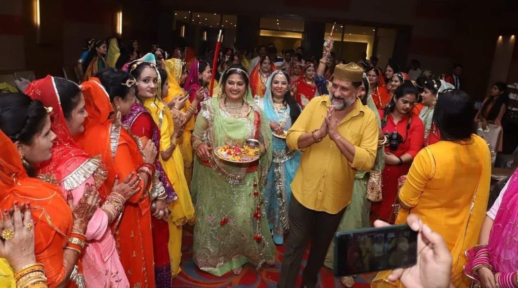 bhopal, Congress Muslim MLA Arif Masood, Pre Karva Chauth party