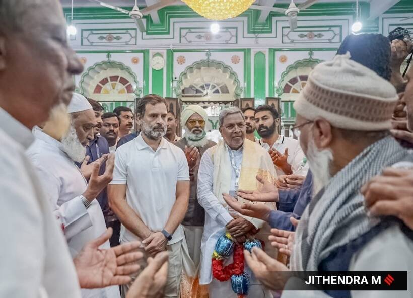 कांग्रेस के वरिष्ठ नेता ने भाजपा के नेतृत्व वाली कर्नाटक सरकार पर भ्रष्टाचार का आरोप लगाते हुए हमला किया है और कहा है कि उसने काम की मंजूरी के लिए 40 फीसदी की कटौती की।(Express Photo: Jithendra M)
