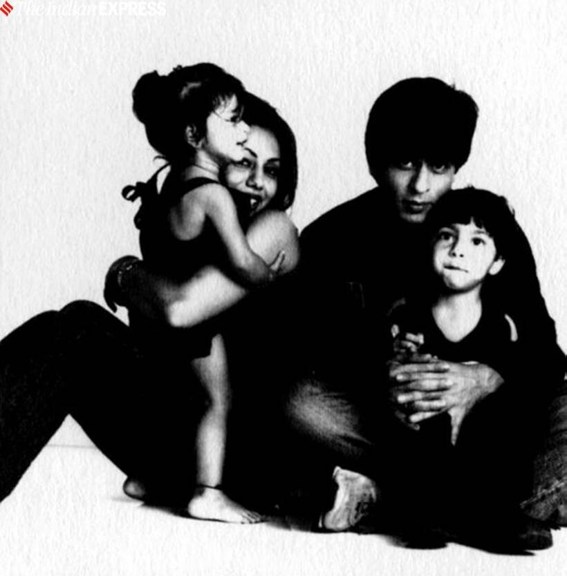 gauri khan , srk, suhana, aryan
