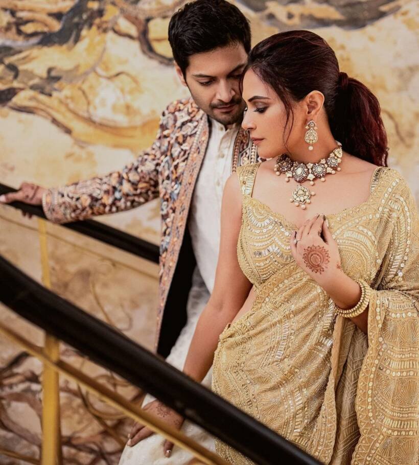दोनों की तस्वीरों को फैंस का खूब प्यार मिल रहा है। (Photo: Richa Chadha/Instagram)