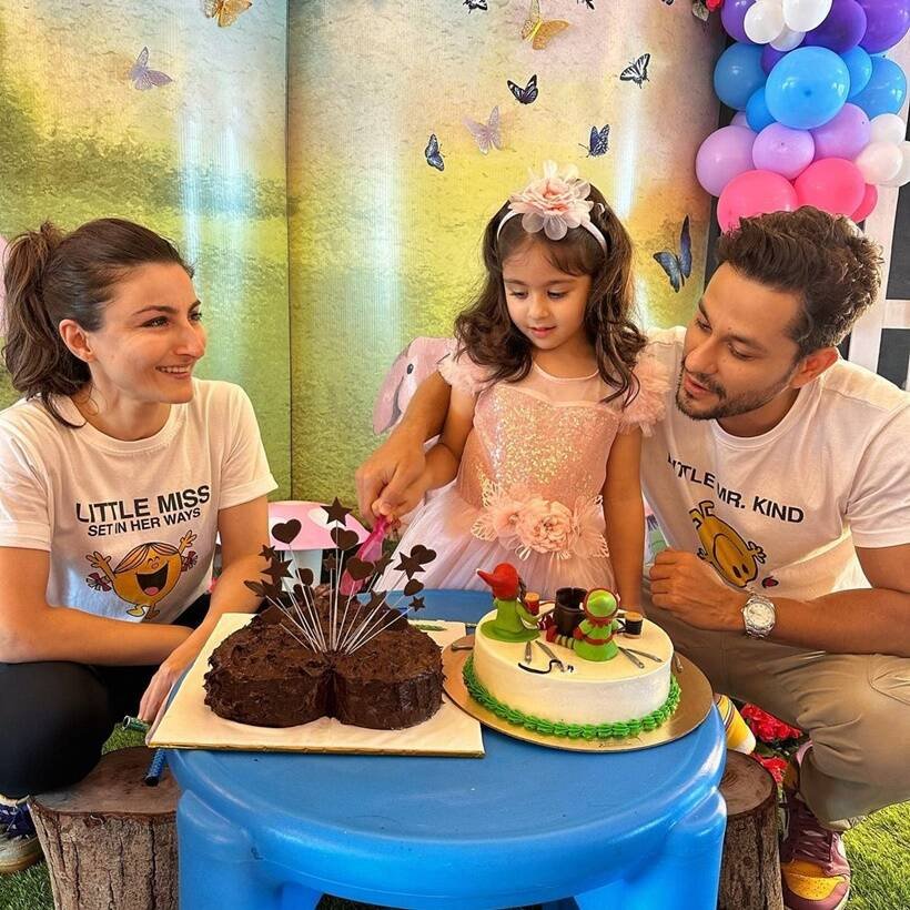 soha, kunal daughter inaaya birthday photos
