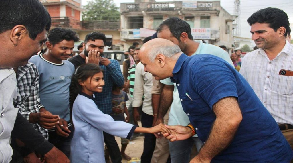 Gujarat Election, Manish Sisodia, Bhagat Singh