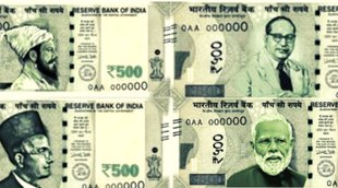 modi on indian currency, Arvind Kejriwal