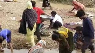 Madhya Pradesh, Runjh river, diamonds
