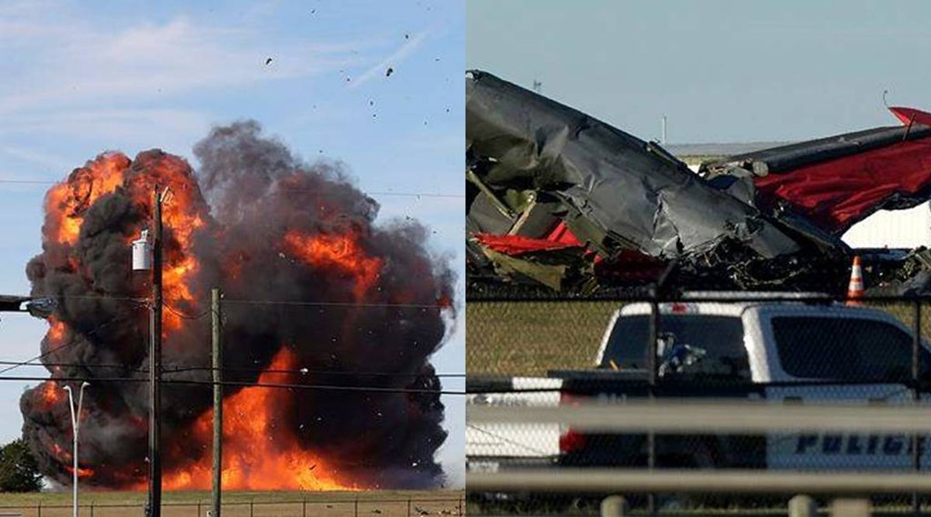 Major Accident, World War-2 Planes Crashes In Air