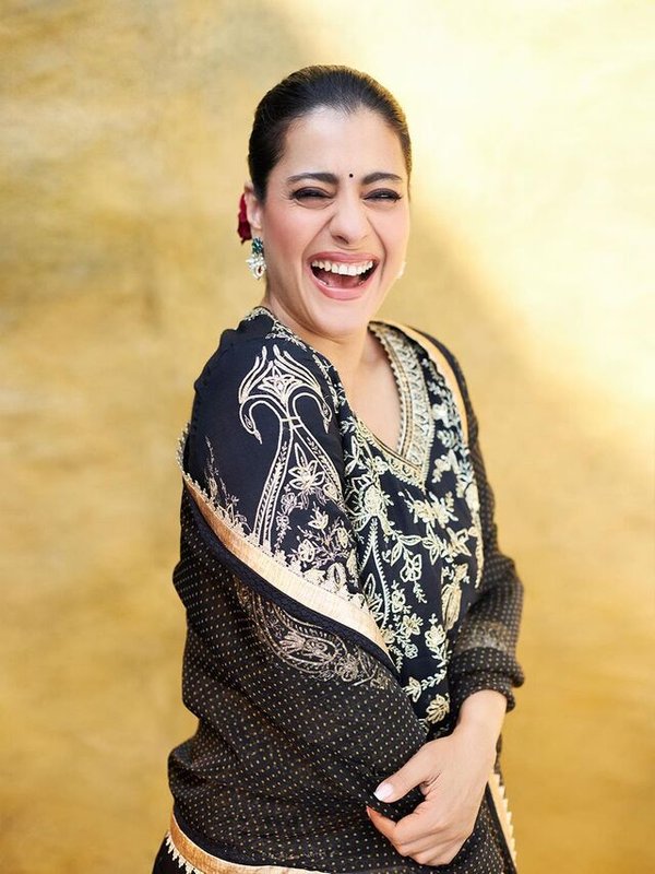 KAJOL IN BLACK ETHNIC LOOK