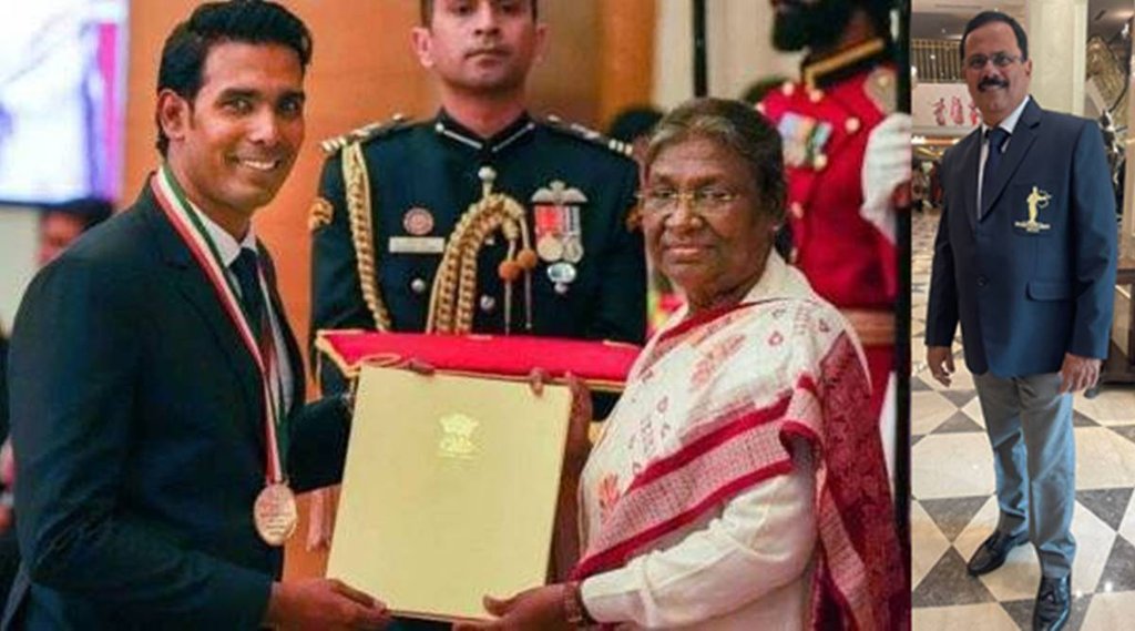 Major Dhyan Chand | Khel Ratna Award | Achanta Sharath Kamal | President of India | Draupadi Murmu | Rohit Sharma | Shardul Thakur | Coach | Dinesh jawahar Lad | Dronacharya lifetime Award |