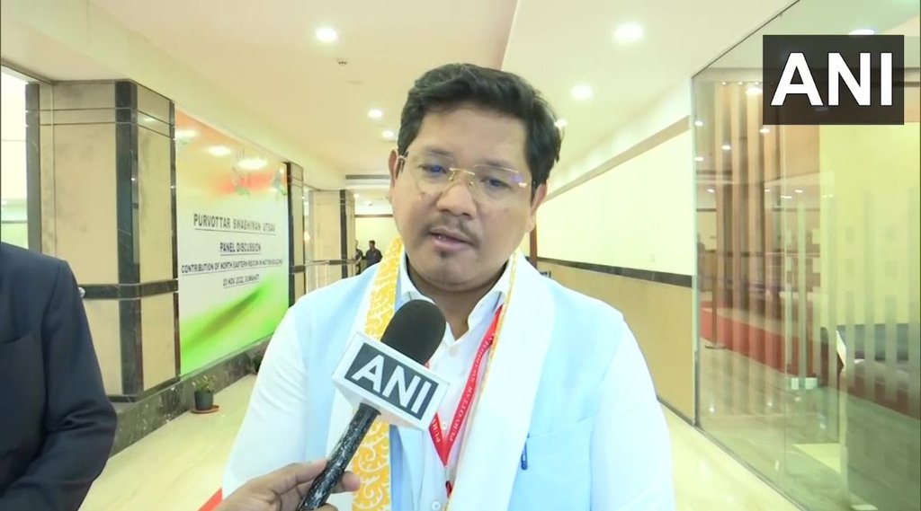 Meghalaya Politics: मेघालय के मुख्यमंत्री कॉनराड संगमा। (फोटो सोर्स: ANI)
