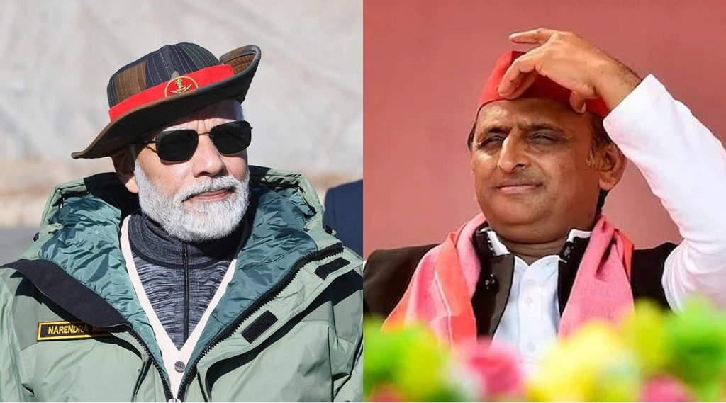 Narendra Modi vs Akhilesh Yadav| Modi Akhilesh Photo| Modi Akhilesh Today| Mulayam Modi News|