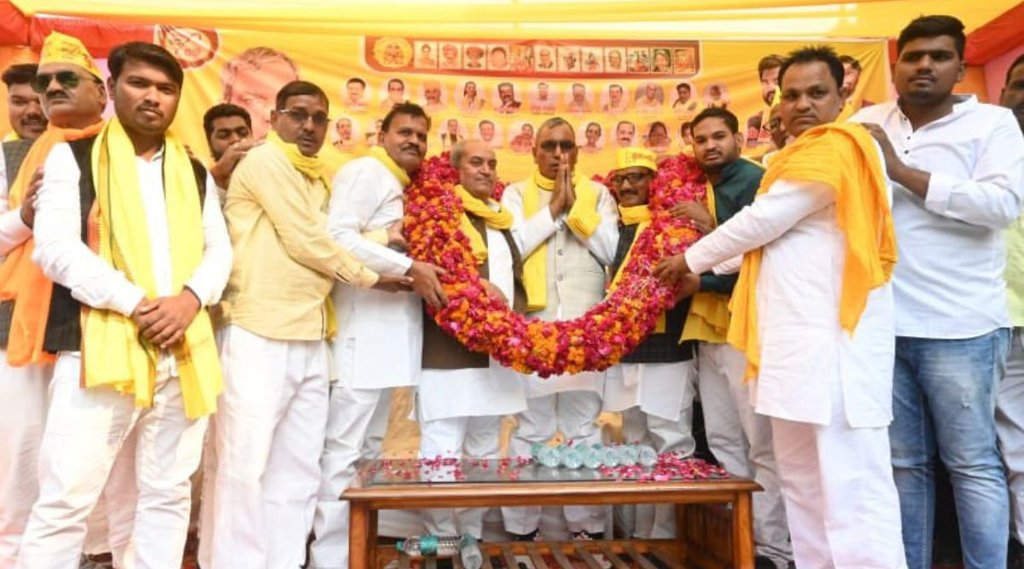 om praksh rajbhar, Liqour Ban in UP, rajbhar statement on Liquor Ban