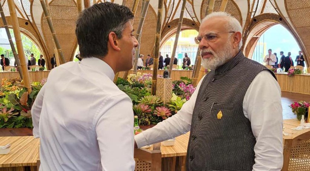 M Narendra Modi With Rishi sunak| PM modi News| PM modi| Rishi Sunak PM modi Viral News|