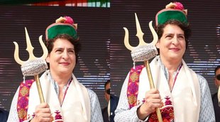 Priyanka Gandhi Trishool| Congress Leader Photo| Congress Leader|