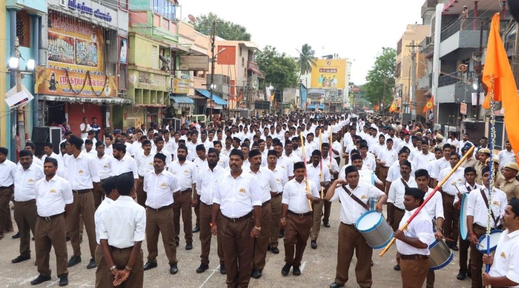 RSS | Tamilnadu | manusmriti | DMK | VCK