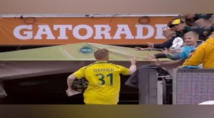 AUS vs ENG | David Warner | David Warner gloves