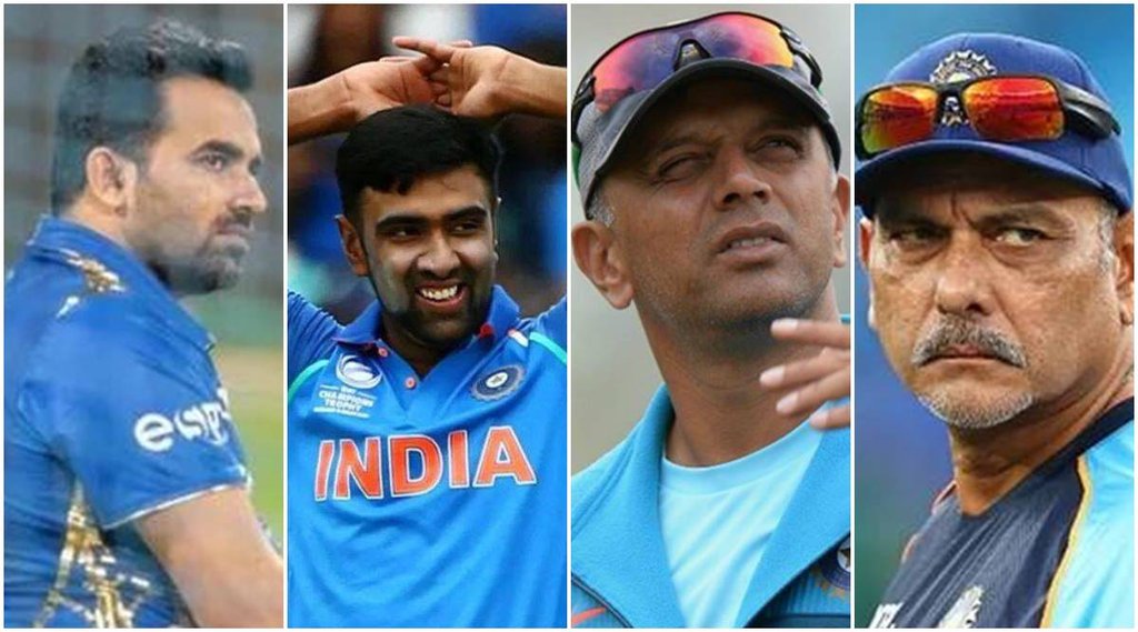Zaheer Khan Ravichandran Ashwin Rahul Dravid Ravi Shastri T20 World Cup League Break Holiday